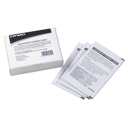 Dymo LabelWriter Cleaning Cards, PK10 60622